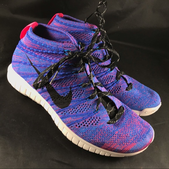 Nike Shoes - Mint condition Nike Flyknit Chukka pink purple 9